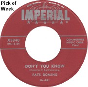 Don't You Know-Fats Domino-Imperial